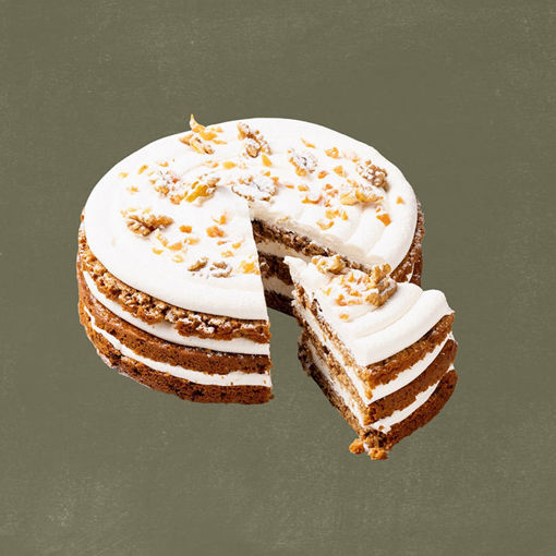 Afbeelding van Carrot cake Taart voorgesn. in 12.
