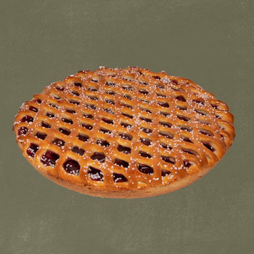 Afbeelding van Kersen raster vlaai