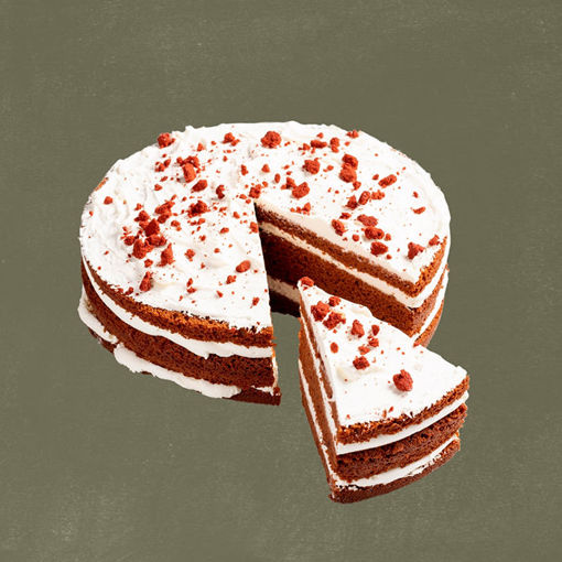 Afbeelding van Red velvet taart voorgesn. in 12
