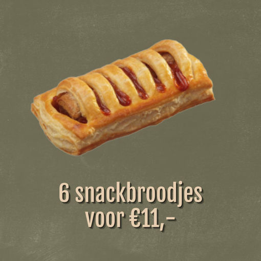 Afbeelding van 6 snackbroodjes  voor € 11,-